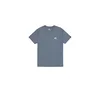 ALPHA INDUSTRIES Majica golobje modra/bela