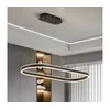 Brilagi - LED luster na sajli PONDIE LED/43W/230V 80x30 cm crna