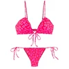 BUFFALO Bikini roza/rdeča