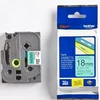 Brother TZe-741 crna na zeleno 18mm