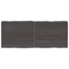 Vidaxl Mizna plošča te. rjava 120x50x(2-6)cm obdelana trdna hrastovina