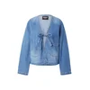 ONLY Prehodna jakna ONLJenna moder denim