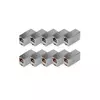Digitus DN-93901-10 adapter za spremembo spola kabla RJ-45 Srebrna