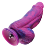 HiSmith HSA102 Huge Slightly Curved Silicone Dildo KlicLok 9.45 Pink-Purple