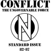 Conflict - Standard Issue Part 1 - 82-87 (Black/White Splatter Coloured) (LP)