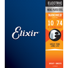 Set strun za 8-strunsko električno kitaro Nanoweb Light Elixir (.010 – .074)