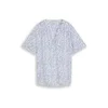 TOM TAILOR Bluza temno modra/bela