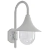 Vrtna zidna svjetiljka E27 42 cm aluminijska bijela