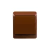 Hermes stikalo hermetični gumb zvonec 10A IP44 rjava 0337-06