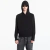 Pulover Palm Angels Curved Logo Regular Knit Hoodie Black/ Off White L