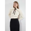Trendyol Stone Ribbon and Pearl Detailed Knitwear Sweater