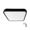 Brilagi-LED Kupatilsko stropno svetlo sa senzorom ZENNA LED/24W/230V 34,5x34,5 cm IP44 crno