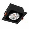 Ugradno stropno svetlo PLAZA AR111 1xGU10/12W/230V crno