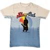 Johnny Cash Walking Guitar (Wash Collection) Blue XL Majica
