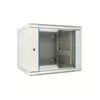 Extralink 9U 600X600 AZH WALL-MOUNTED RACKMOUNT CABINET SWING TYPE GRAY Wall mounted rack Grey