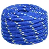 vidaXL Večnamenska uporabna vrv 20 mm 50 m Modra PP