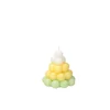 Tognana Trouglasta sveća Bubble, 11 cm, Šarena