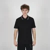 Slazenger Muška majica kratkih rukava Regis M, Polo kragna, Crna