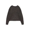 VERO MODA Pulover VMNovah temno rjava