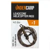 Leadcore Helikopterski nosilec 45 lbs/100 cm rjave barve