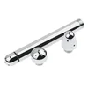 SuperLove Stainless Steel Enema Shower Nozzle with 3 Attachments