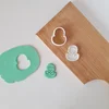 KREATIVNI SLATKIŠI Modla za kolače i ukrase Pilence u ljusci od jaja modla, 6 cm, Bela
