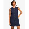 love & roses Obleka temno modra