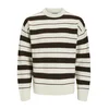JACK & JONES Pulover Ollie rjava / lila / bela
