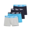 Mens Puma Boxers (4-Pack), Blue, Size 4, Clothing