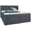 Premium Living Postelja Boxspring Simon, Temno Siva, 160x200