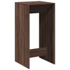 Vidaxl Barska miza rjavi hrast 51x50x103,5 cm inženirski les