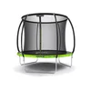 shumee Vrtni trampolin Premium črne barve Just Fun, 2,4 m - 244 cm