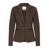 ICHI Blazer Kate temno rjava