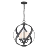 Quintiesse QN-BLACKSMITH-3P-OBK - Spoljni luster BLACKSMITH 3xE14/40W/230V IP44 crni