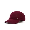 Tommy Hilfiger Kapa s šiltom Dc Wool 6 Panel AM0AM14851 Bordo rdeča