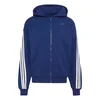 ADIDAS SPORTSWEAR Športna jopa na zadrgo AK temno modra/bela