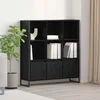Ormarić za knjige 2 pcs Crni hrast 99,5 x 30 x 108 cm