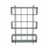 Hanah Home Bruti Green Black Polica za knjige 120x180x29.6cm, Zimzelena
