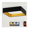 Brilagi-LED prigušiva svetiljka VELVET SQUARE LED/36W/230V Wi-Fi Tuya+daljinski upravljač crna