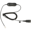 JABRA Smart Cord, QD to RJ10, coiled, 0,7 - 2 meters, with 8-position switch configurator, for STD Headsets