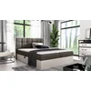 Boxspring postelja Wood 1 - 120x200 cm - nordijski tik