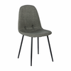 Komplet 2 temno sivih jedilnih stolov loomi.design Lissy
