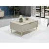 Hanah Home Klub sto Luxe 90x40x60cm Pesak