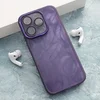 Maska za iPhone 15 Pro Max Glitter Feather ljubičasta