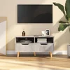 TV ormarić siva boja betona 90 x 40 x 48,5 cm konstruirano drvo