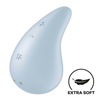 Satisfyer Dew Drop - vodoodporni klitorisni vibrator z možnostjo polnjenja (modri)