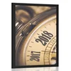 Plakat vintage žepna ura - 40x60 white