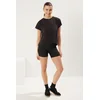 Trendyol Black Micro Oversize T-Shirt