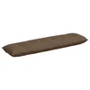 Vidaxl Poglavni vzglavnik Rjava 180 x 19 x 50 cm blago