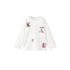 MANGO KIDS Majica AMSCAM svetlo bež / rjava / temno rdeča / črna